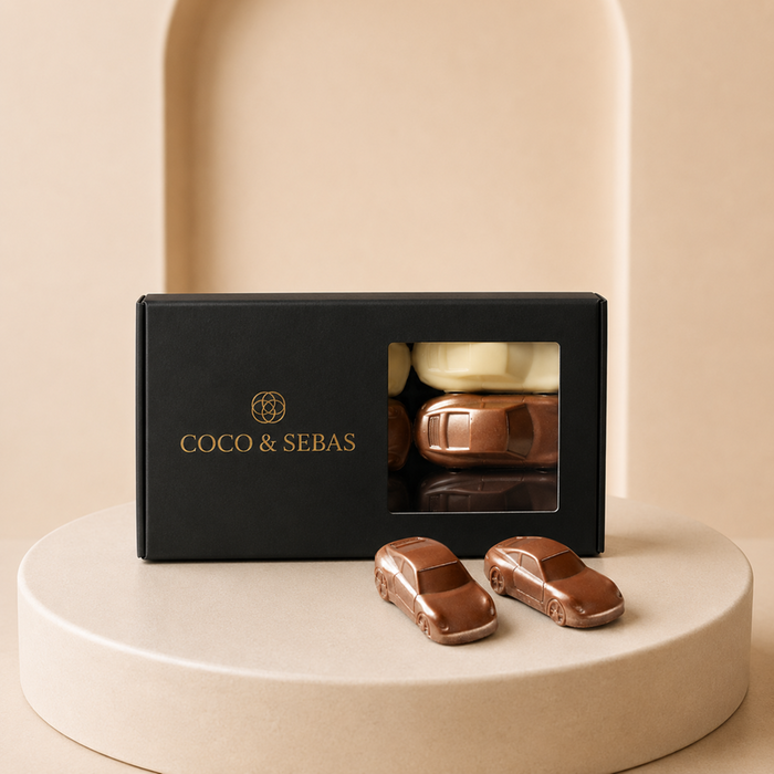 Coco & Sebas | Chocolade auto's