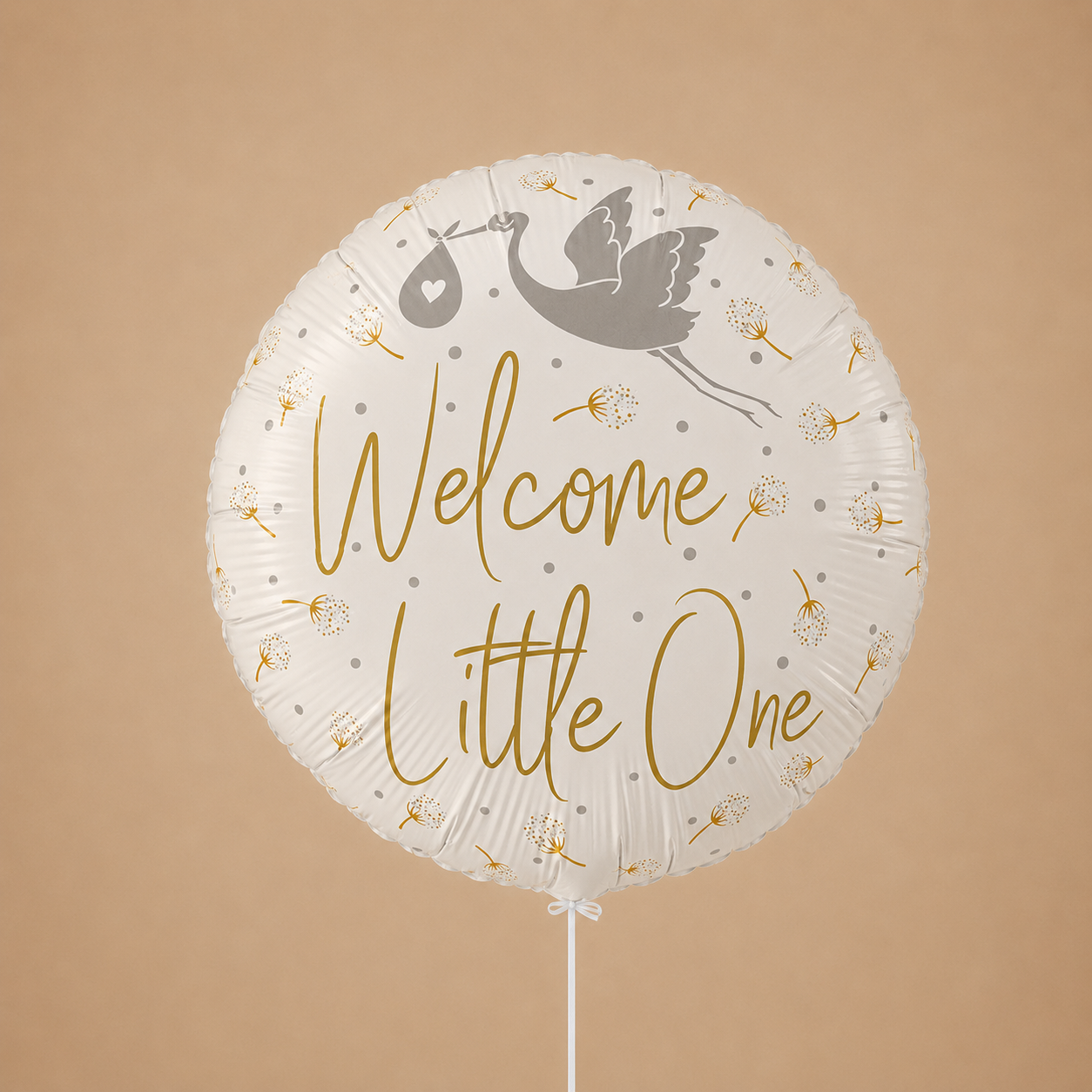 Ballon Ooievaar Welcome little one Greetz