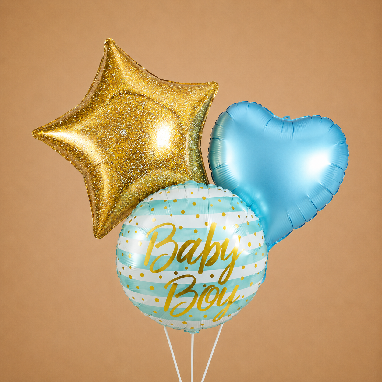 Ballonnen tros Baby boy Greetz