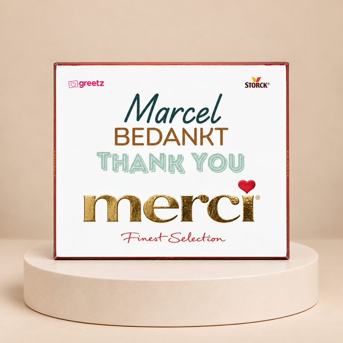 Merci | Bedankt met eigen naam | 250g