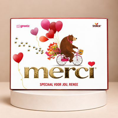 Merci | Speciaal voor jou met eigen tekst | 250g
