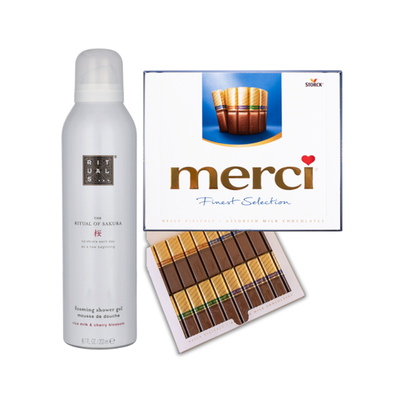 Merci Melk Finest Collection 250g | Rituals Sakura Showerfoam