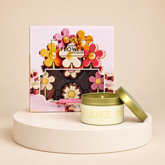 ICKX Chocolade bloemen | My Flame Lifestyle een lichtje voor jou