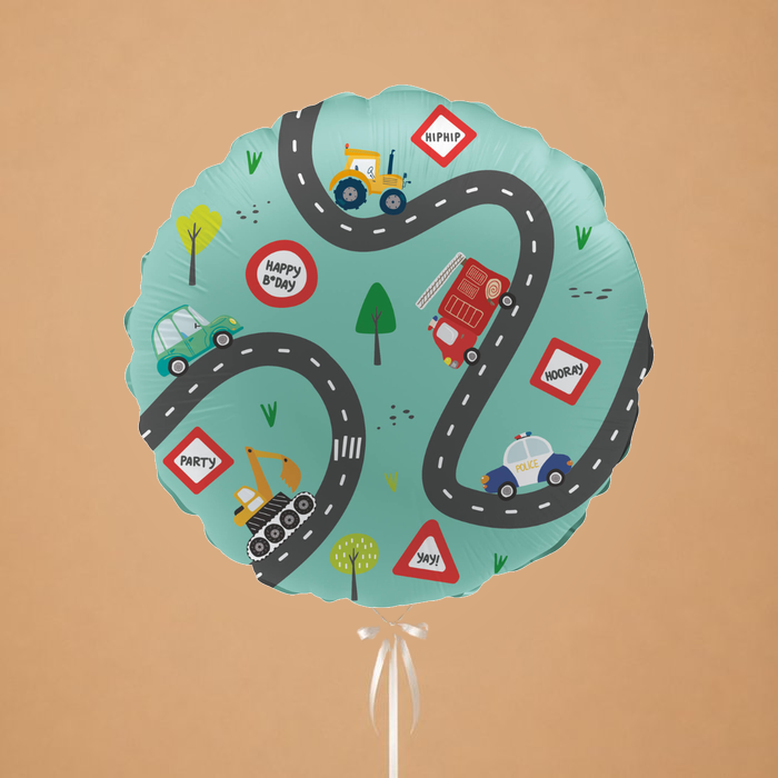 Ballon | Voertuigen | Happy Birthday