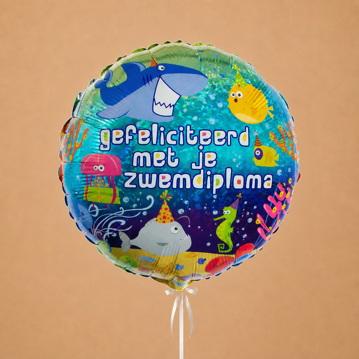 Ballon | Gefeliciteerd met je zwemdiploma