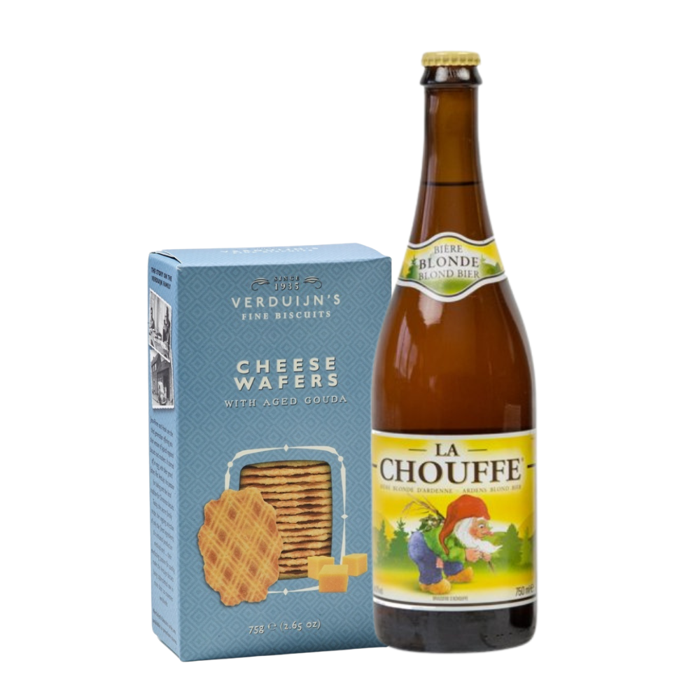 Blond 750ml Kaaswafels 75g Drankcadeaus La Chouffe