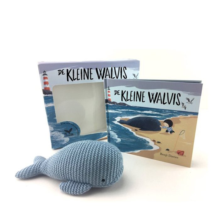 Kinderboek | De kleine walvis met knuffel