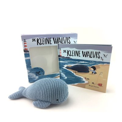 Kinderboek | De kleine walvis met knuffel