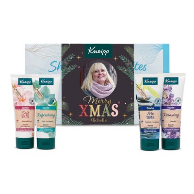 Kneipp | Giftset Douche met eigen naam en foto | Merry Xmas