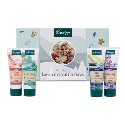 Kneipp | Giftset Douche met eigen foto en naam | Kerst