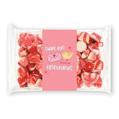 Veel liefs | Cadeaupakket | Dikke kus door de brievenbus | 280g
