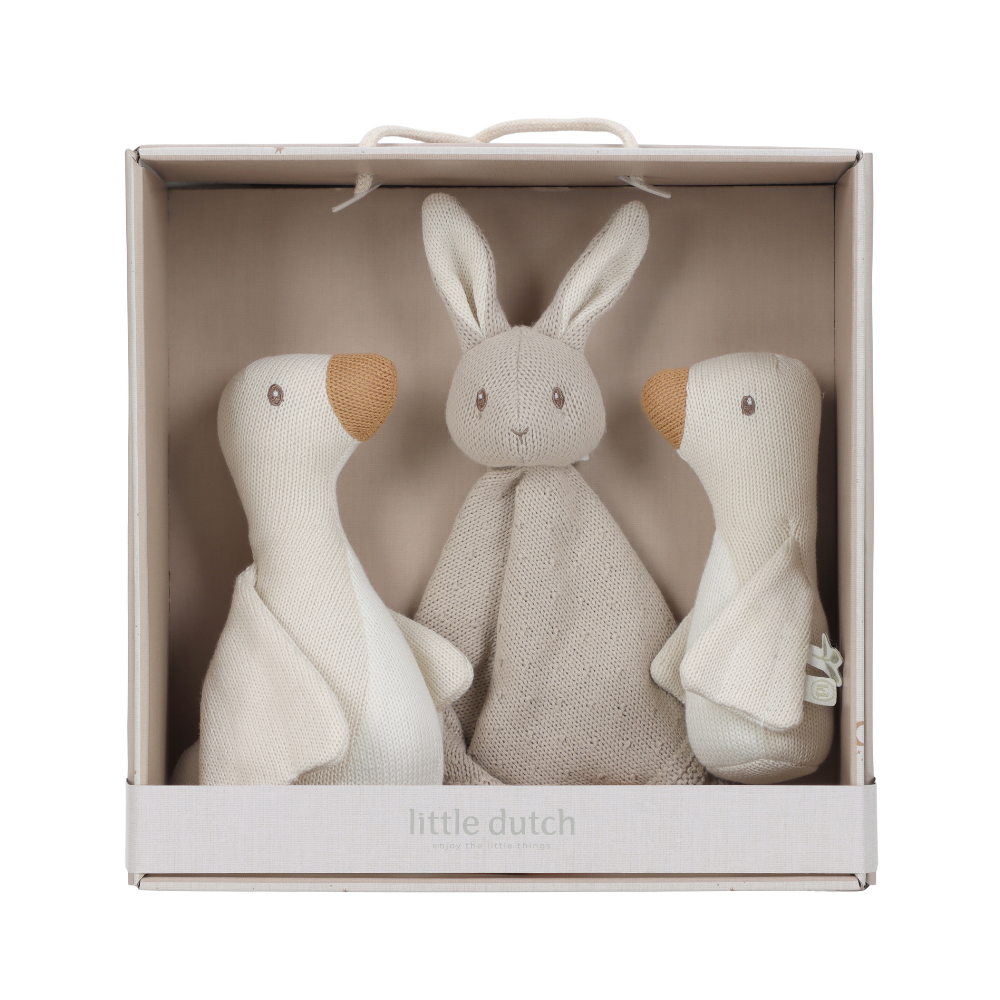 Gebreide Giftset Newborn Naturals Little Dutch