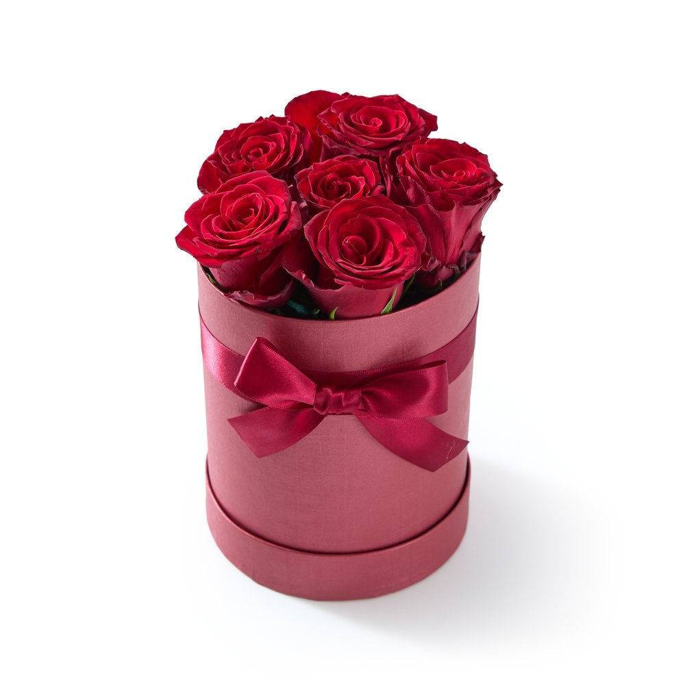 Cadeaubox Rode Rozen Bloemen Greetz