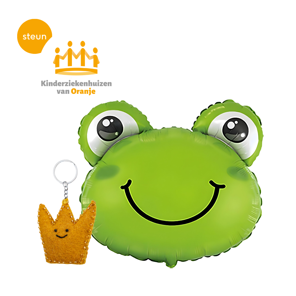 Kinderziekenhuizen van Oranje Ballon kikker IKPAKJEIN