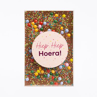 Patisserie de Bijenkorf | Melkchocolade reep rainbow | 215g