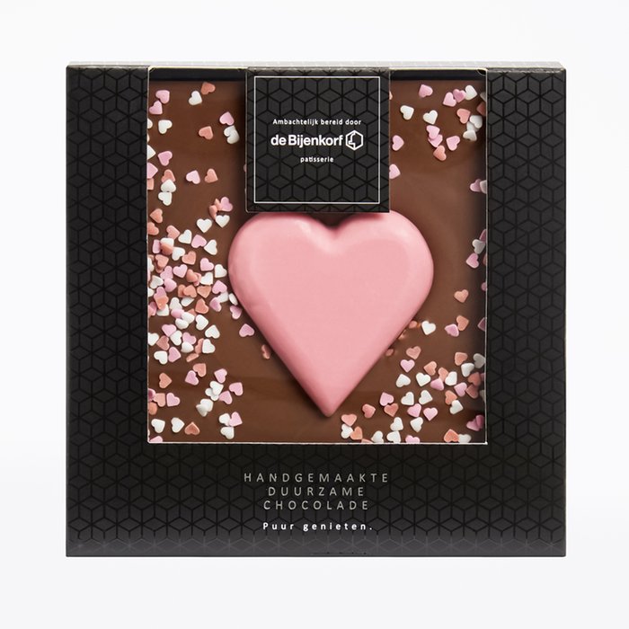Patisserie de Bijenkorf | Chocolade Hart | 215g