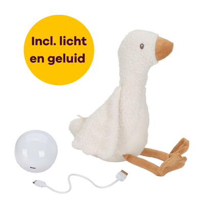 Little Dutch | Knuffelgans met licht & geluid