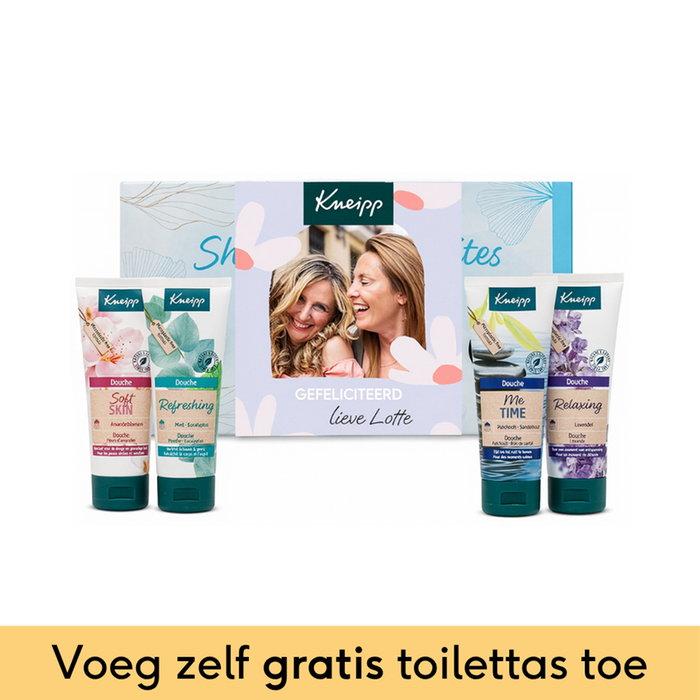 Kneipp | Gefeliciteerd | met eigen foto en naam | 4x75ml