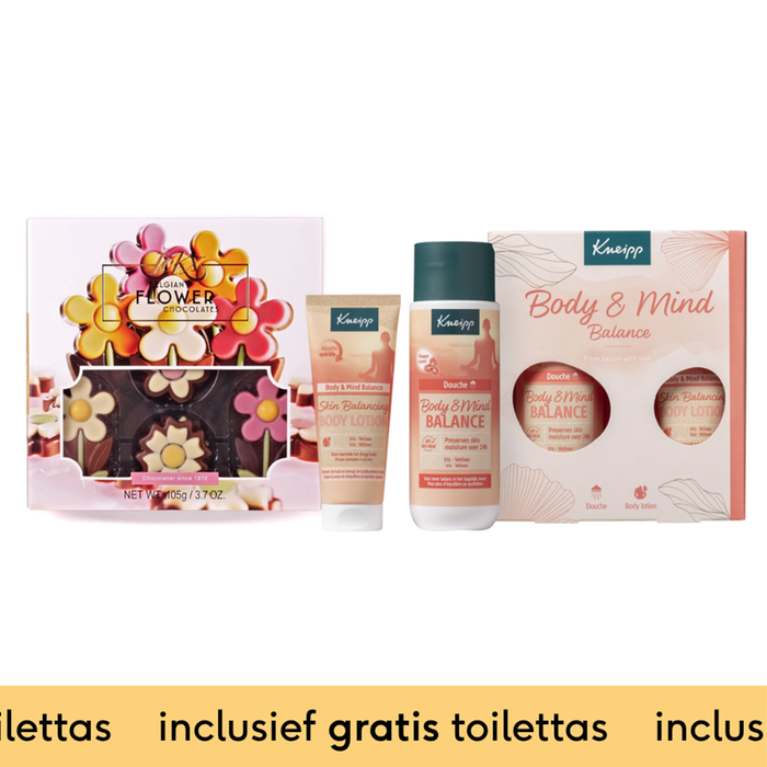 ICKX Bloemen 105g | Kneipp Cadeaupakket Body & Mind Balance