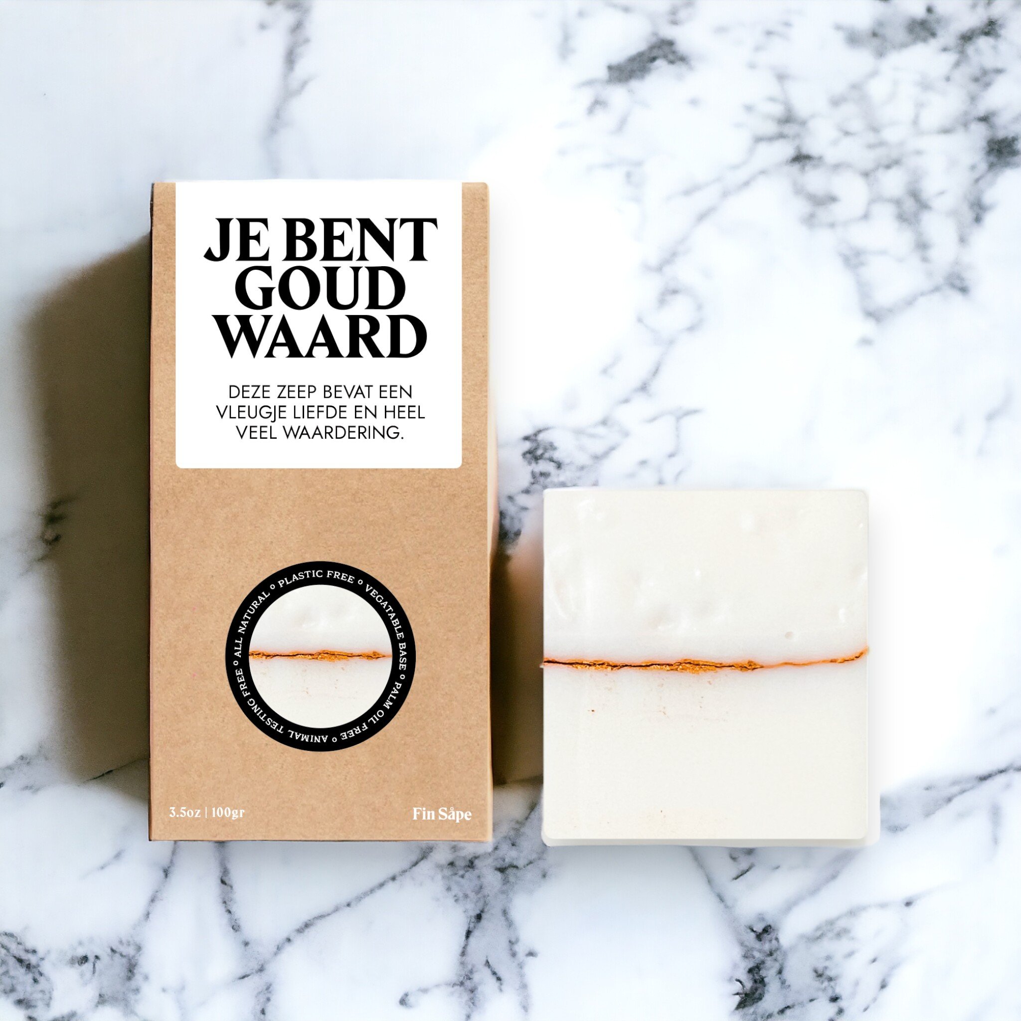 Fin Sape | Fin Såpe | Body hand soap | Jij bent goud waard