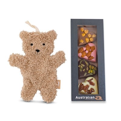 Jollein Speendoekje Teddybeer | Australian 4 hartjes 95g