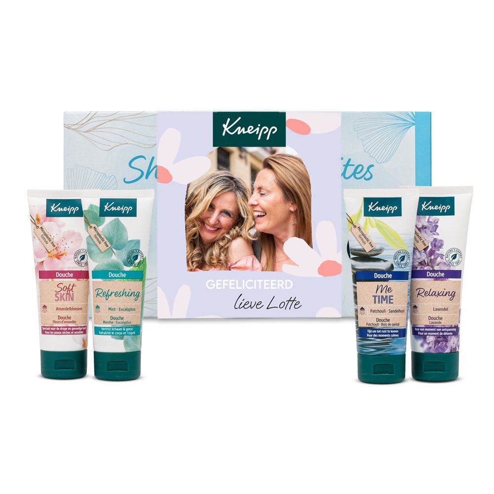 Kneipp | Gefeliciteerd | met eigen foto en naam | 4x75ml | Beauty