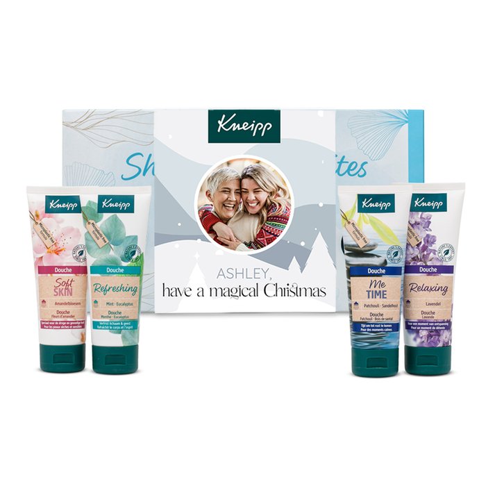 Kneipp | Giftset Douche met eigen foto en naam | Kerst