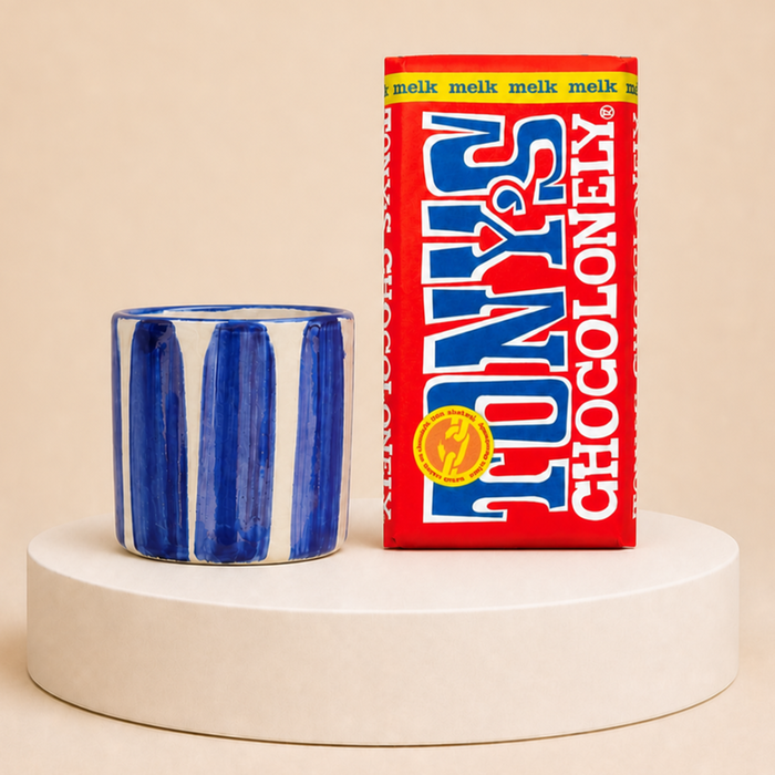 Puur genot | Lenta Living beker & Tony's Chocolonely