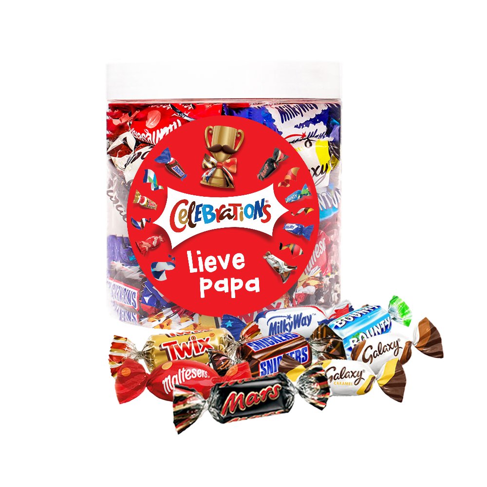 Greetz | Mars Celebrations | Mega Chocolademix | Lieve Papa | 300g | Chocolates