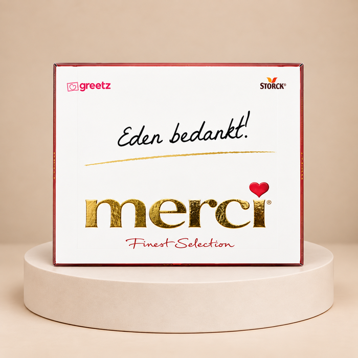 Merci | Bedankt met eigen naam | 250g