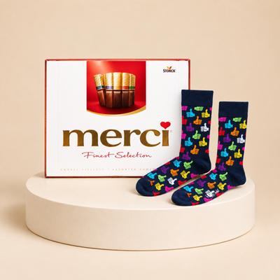 Happy Socks Duimen maat 41-46 | Merci Finest Selection 250g