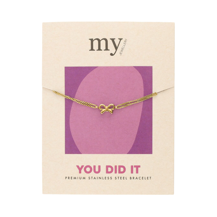 My Jewellery | Armband | You did it | Goudkleurig