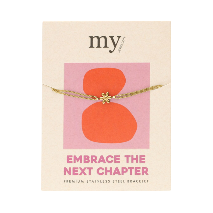 My Jewellery | Armband | Embrace the next chapter | Goudkleurig