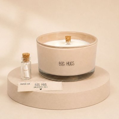 My Flame | Geurkaars | Big Hugs incl. flesje met briefje