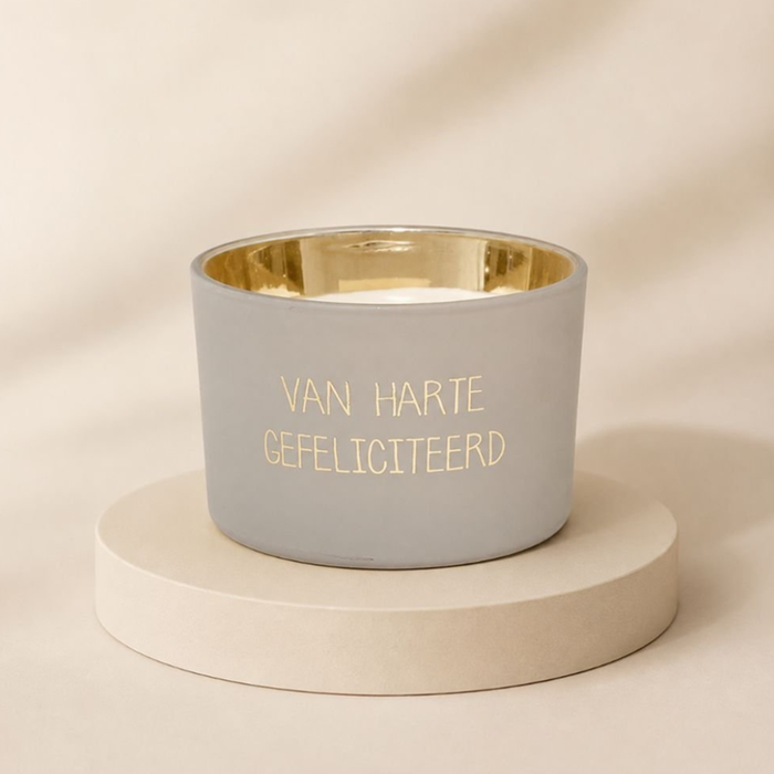 My Flame | Geurkaars | Van harte gefeliciteerd