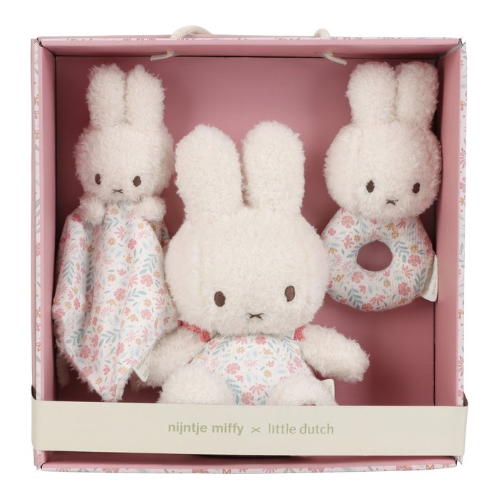 Nijntje x Little Dutch | Giftset Knuffel | Lucky Leaves