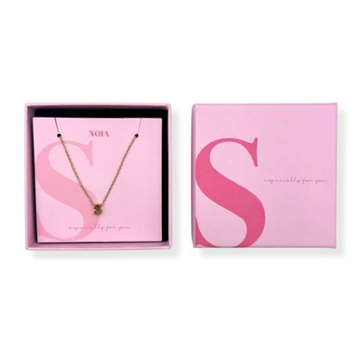 Noia Jewellery | Ketting met letter | Goud | S