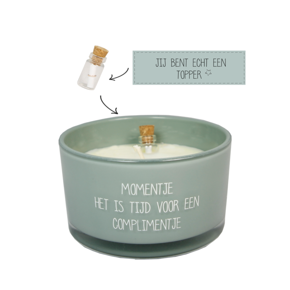 Sojakaars Momentje. Het is tijd voor een complimentje My Flame Lifestyle
