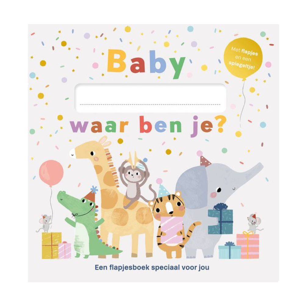 Greetz Baby, waar ben je? - Een flapjesboek speciaal voor jou Letterbox Gifts