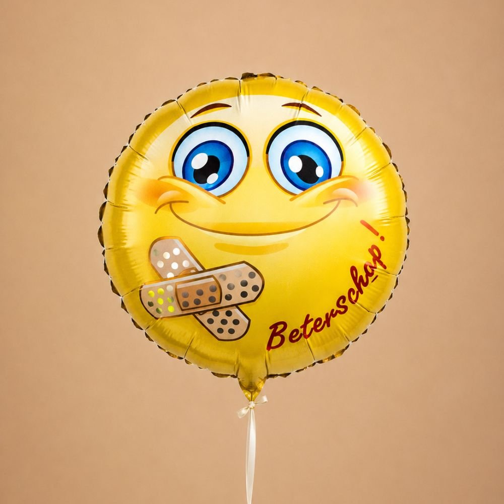 Ballon Smiley Beterschap Greetz