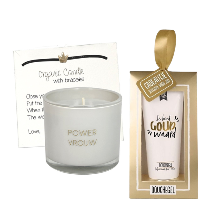 My Flame Lifestyle Powervrouw | 100% Leuk Douchegel Jij bent goud waard! 