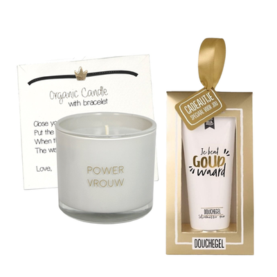 My Flame Lifestyle Powervrouw | 100% Leuk Douchegel Jij bent goud waard! 