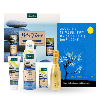 Kneipp Cadeaupakket Me Time | Boek tijd | Bottega Prosecco Gold 20cl