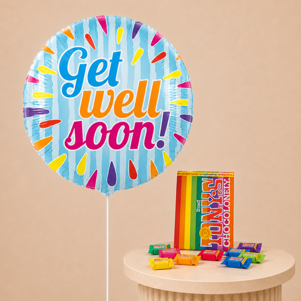 Ballon Get Well Soon Tiny Tony