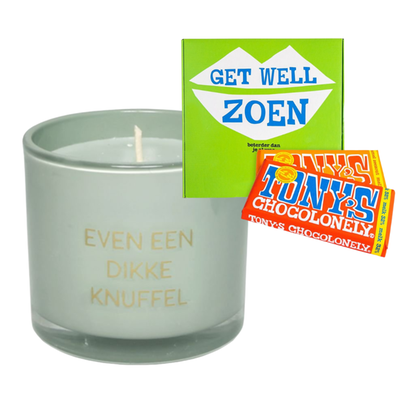 Tony's Chocolonely Get well zoen 360g | My Flame Lifestyle Sojakaars Even een dikke knuffel