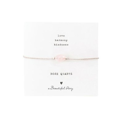 A Beautiful Story | Armband | Rozenkwarts