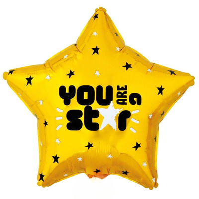Ballon | You are a Star | Gouden ster