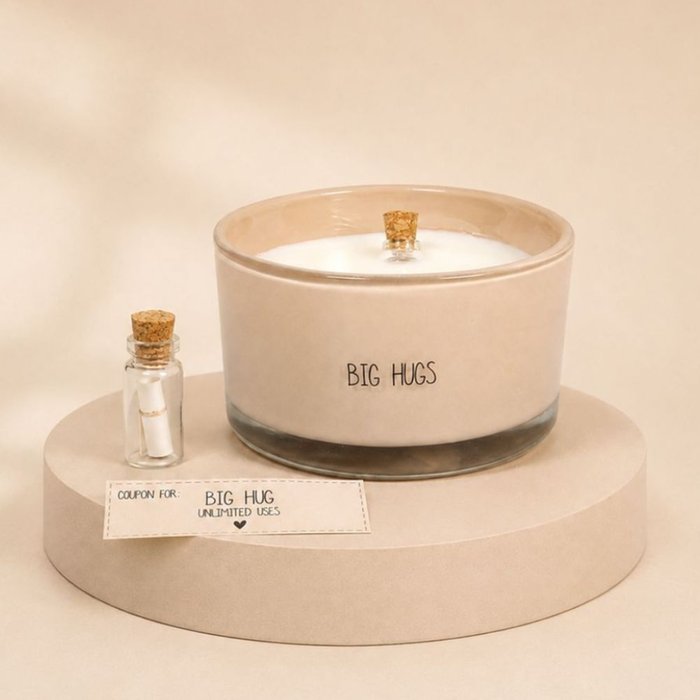 My Flame Lifestyle | Big hugs incl. flesje met tekst