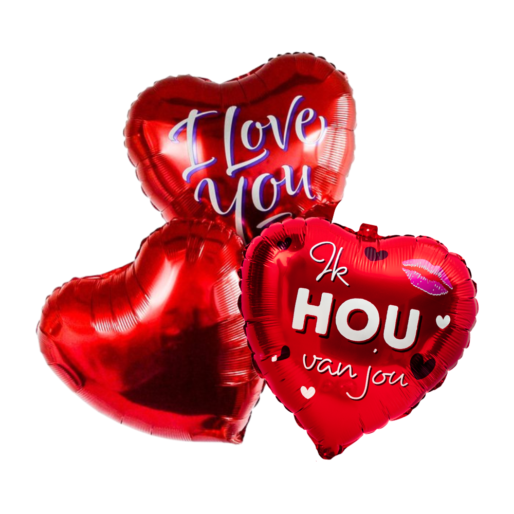 Ballonnen tros Hartjes Dave Roelvink