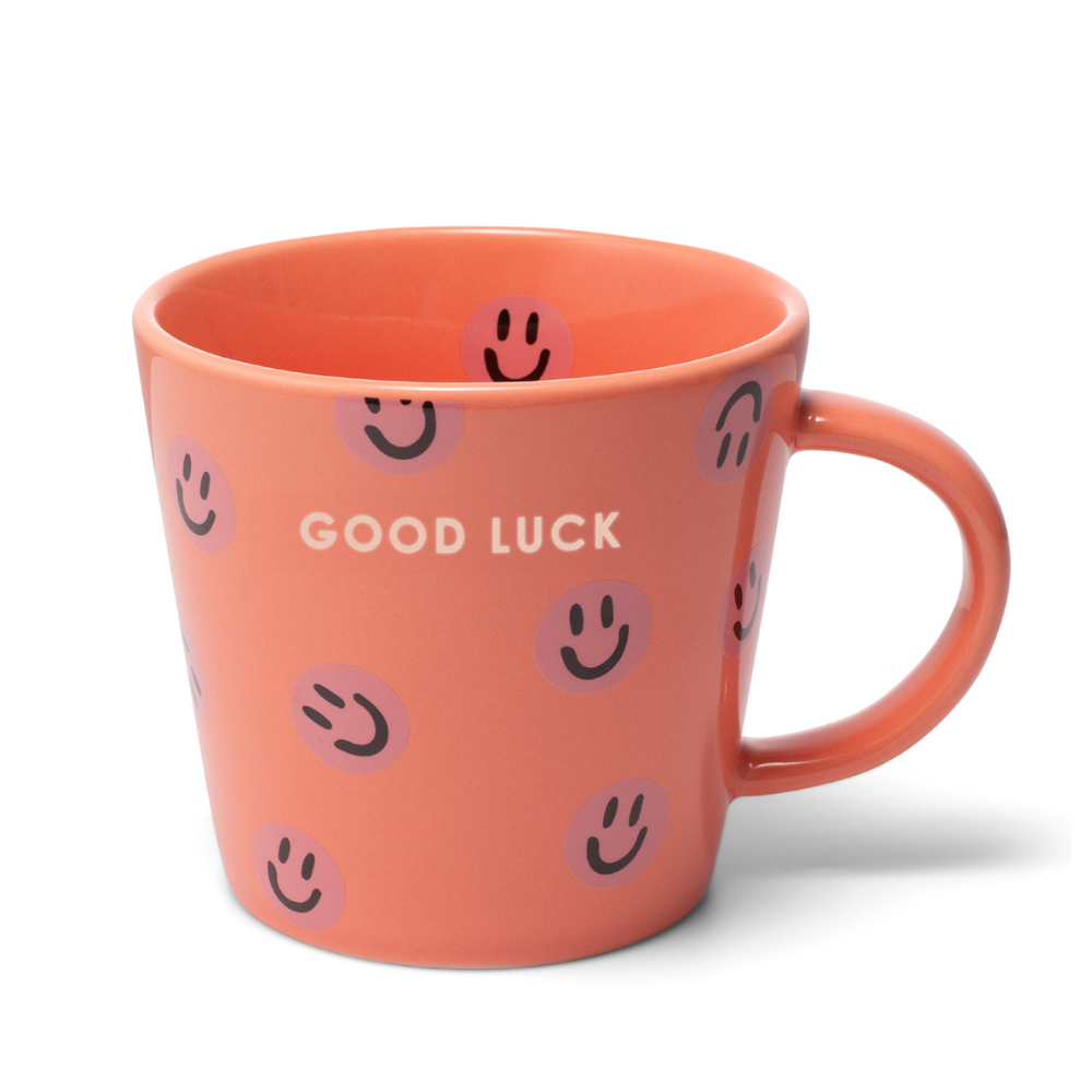 Mok Good luck Smiley 250ml Vondels